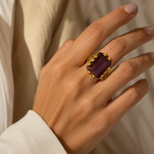 Anillo Sultana Amatista