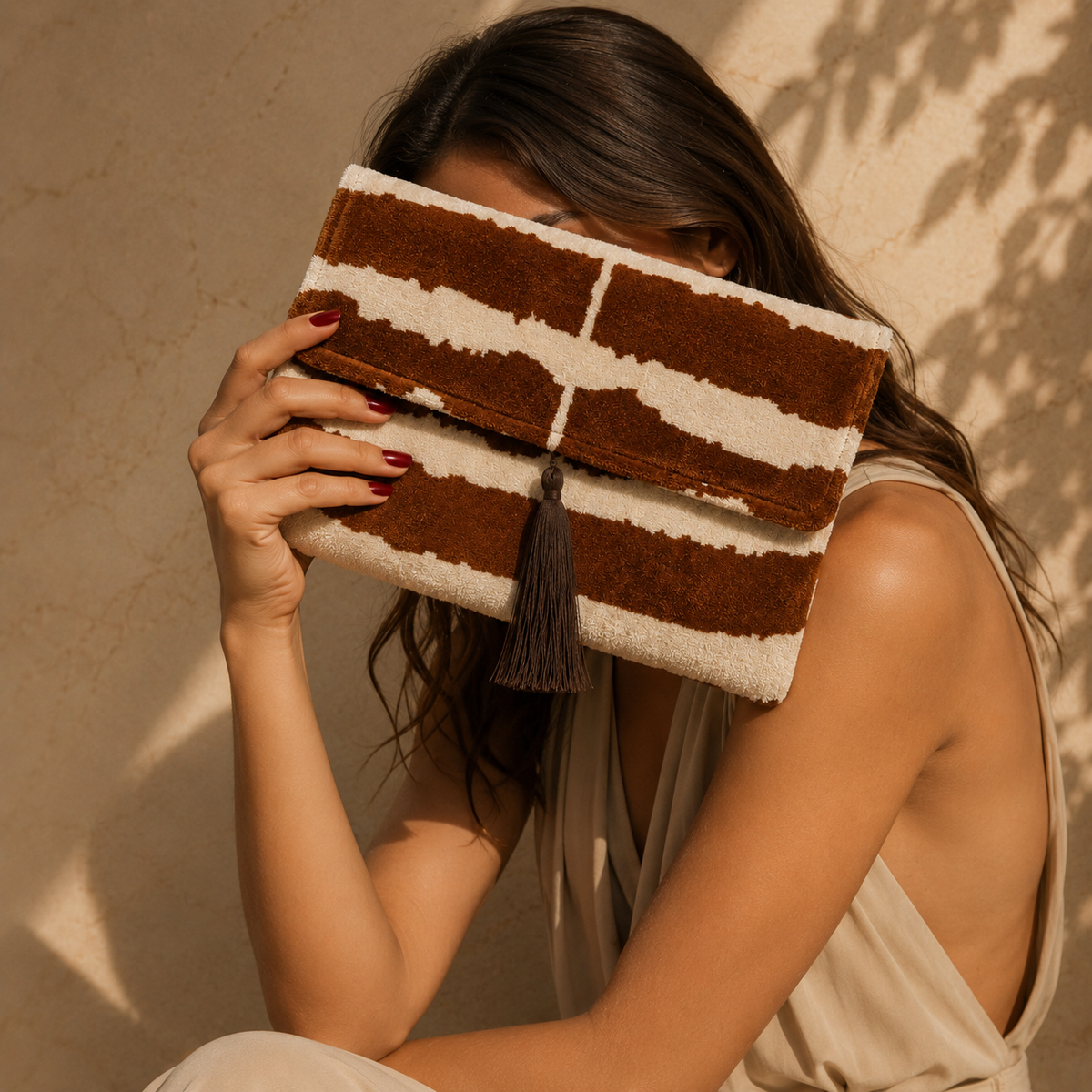 Clutch Velvet Afrik