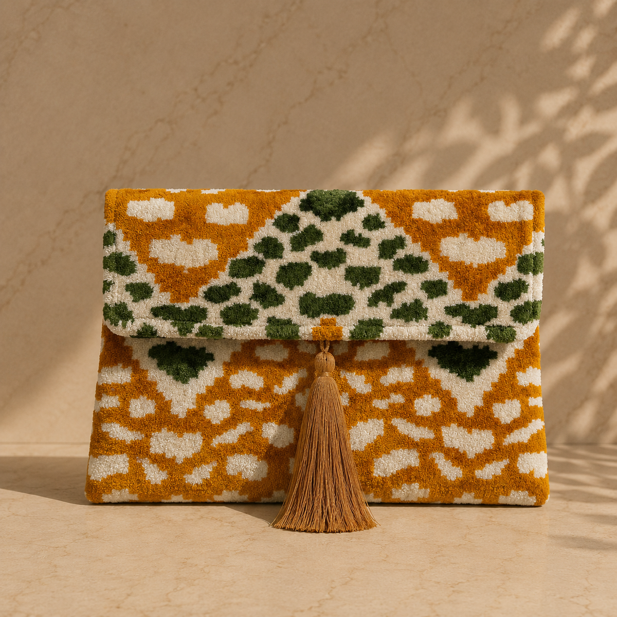 Clutch Velvet Oliva