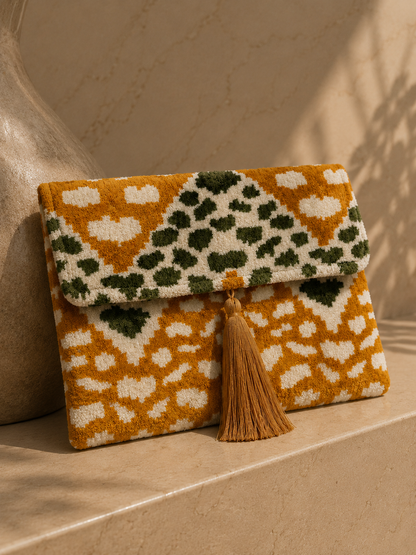 Clutch Velvet Oliva